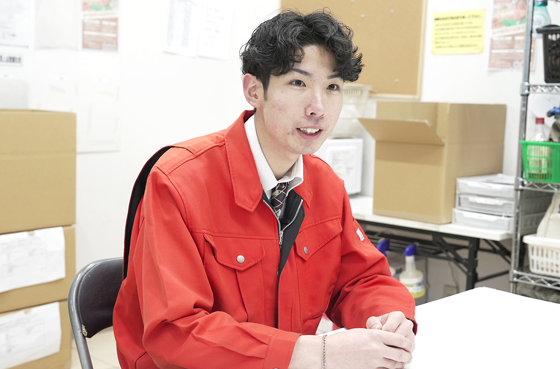 インタビューの様子