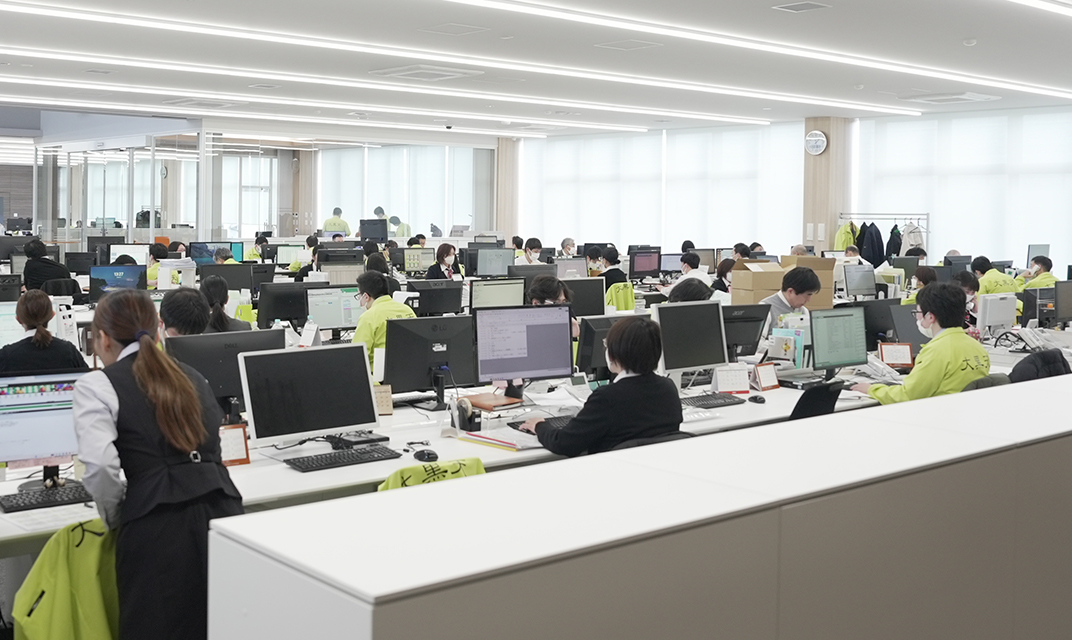 仕事の様子